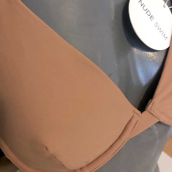 NEW! Nude Swim Eco-Friendly Brazilian Bikini Top - Picture 4 of 8